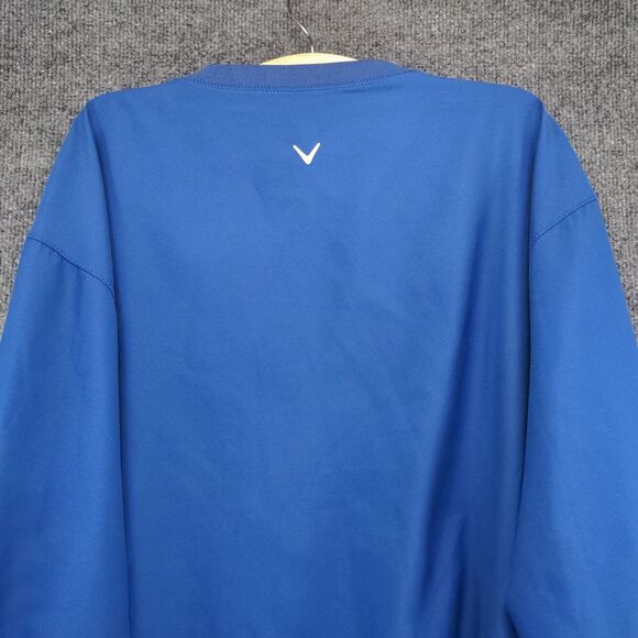 Callaway Golf Sport Men's Outerwear Jacket Blue XL Pullover Brushed Microfiber - Picture 6 of 13
